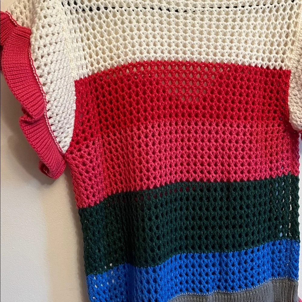 Multicolor Crochet Top - Picture 5 of 6